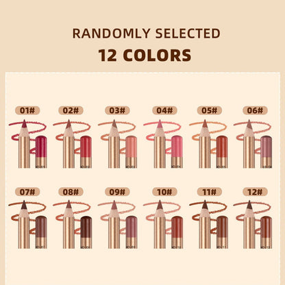 👄12-Color Smudge-Proof Lip Liner Pencil Set