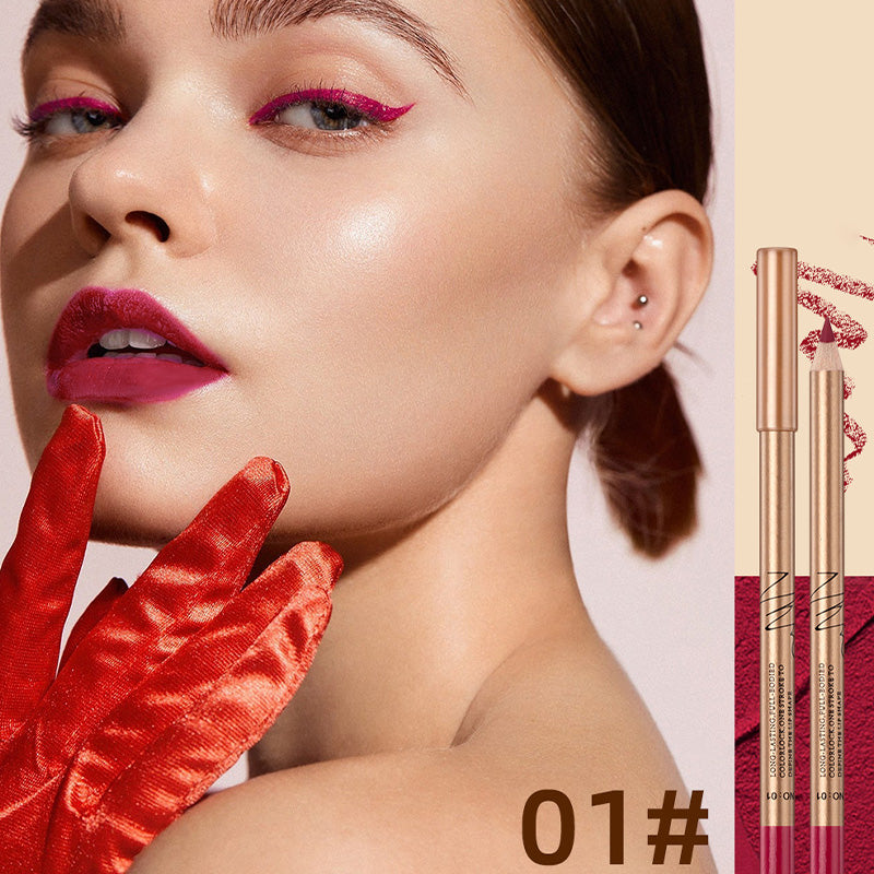👄12-Color Smudge-Proof Lip Liner Pencil Set