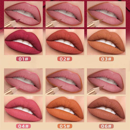 👄12-Color Smudge-Proof Lip Liner Pencil Set
