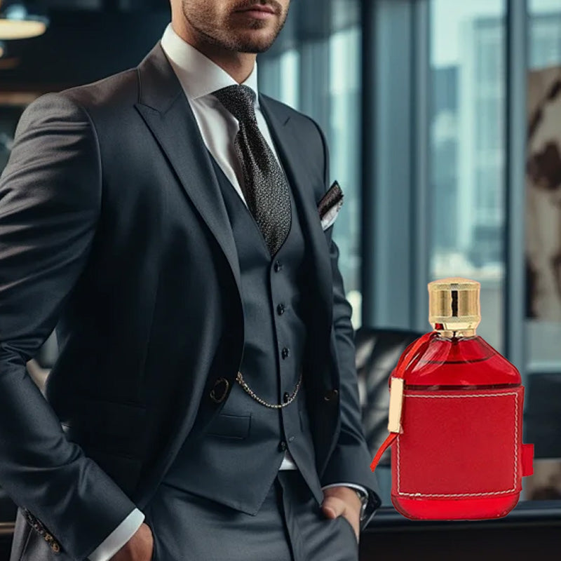 100ml Long Lasting Perfume for Men - Leather & Ebony Fragrance&Pheromone Enhancement