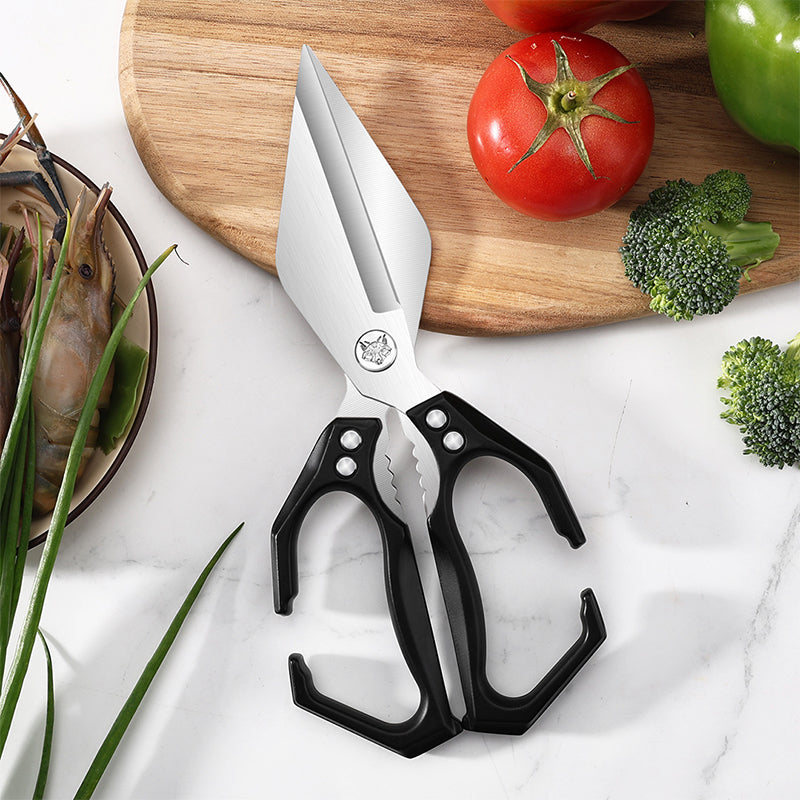 🔥Hot Sale（💥50%OFF）🔥Multifunctional Heavy-Duty Kitchen Shears✂️Bone-Cut Power, Non-Slip Grip🍗