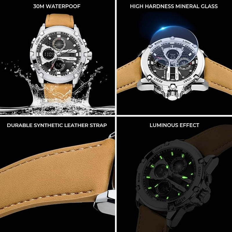 💥New Arrival 50% Off💥Men's Multifunction Waterproof Luminous Watch