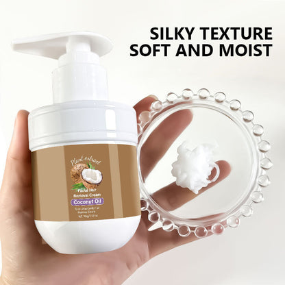 🎁 Buy 2 get 1 FREE! 🥥✨ Coconut facial hair removal cream – Gentle & effective
