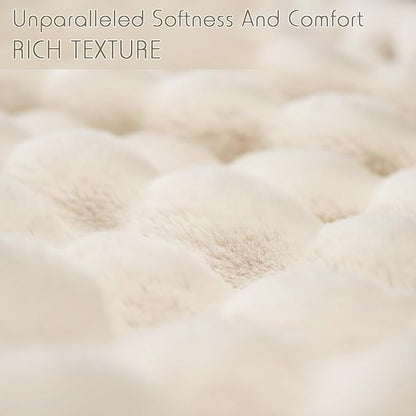 🎅Xmas Hot Sales - 50% OFF🛏️Thickened Rabbit Plush&Milk Velvet Cover Blanket