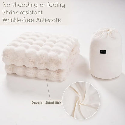 🎅Xmas Hot Sales - 50% OFF🛏️Thickened Rabbit Plush&Milk Velvet Cover Blanket