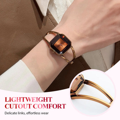 ✨New Arrival 50% Off✨Minimalist Square Dial Quartz Watch⌚️Slim Case, Clean Indices, Everyday Quiet-Luxury