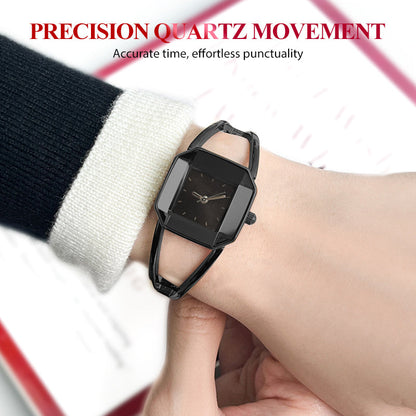 ✨New Arrival 50% Off✨Minimalist Square Dial Quartz Watch⌚️Slim Case, Clean Indices, Everyday Quiet-Luxury