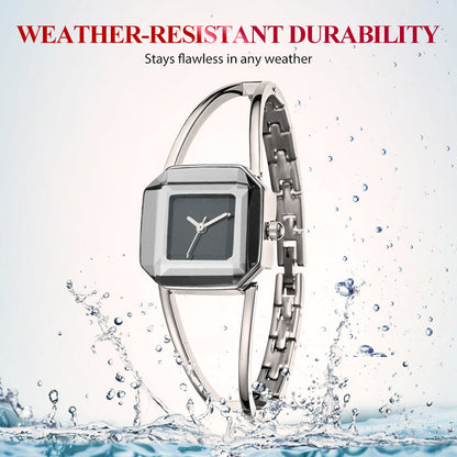 ✨New Arrival 50% Off✨Minimalist Square Dial Quartz Watch⌚️Slim Case, Clean Indices, Everyday Quiet-Luxury