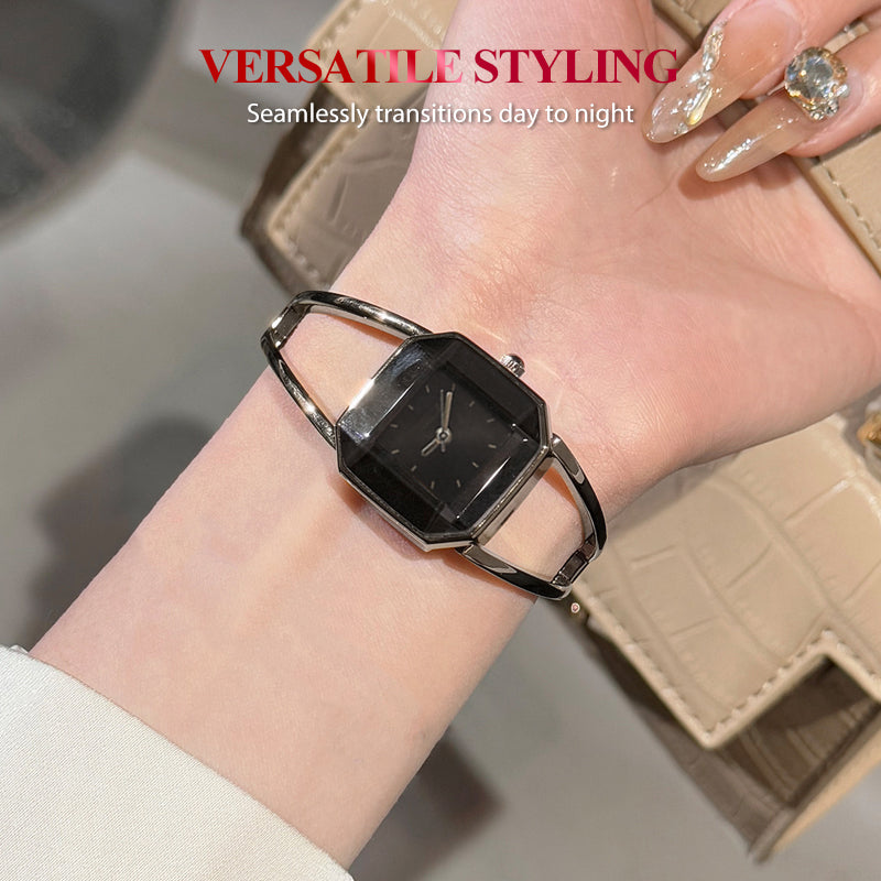 ✨New Arrival 50% Off✨Minimalist Square Dial Quartz Watch⌚️Slim Case, Clean Indices, Everyday Quiet-Luxury