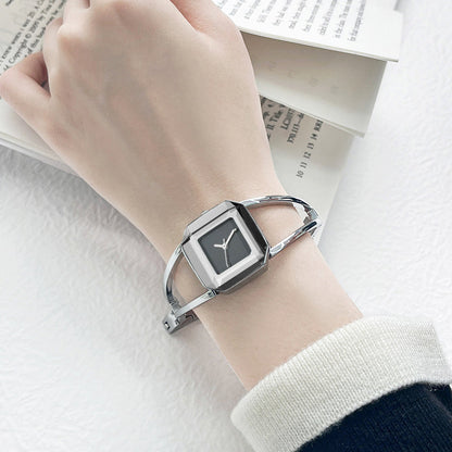 ✨New Arrival 50% Off✨Minimalist Square Dial Quartz Watch⌚️Slim Case, Clean Indices, Everyday Quiet-Luxury
