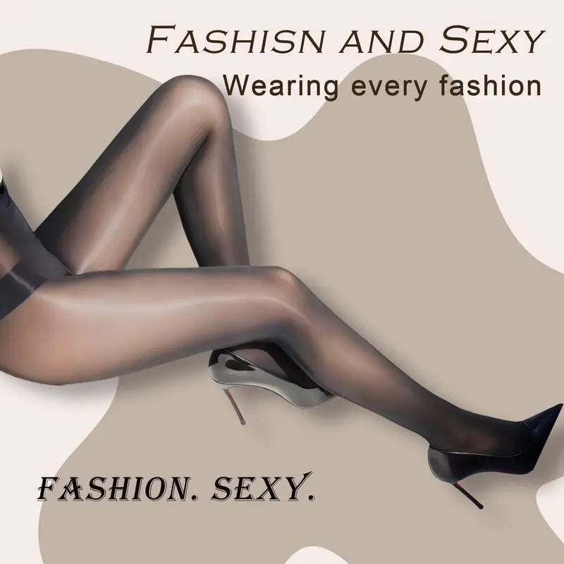 💜Buy 1 Get 1 Free💜Shiny Sheer Pantyhose for Women, Last Day 50% Off!
