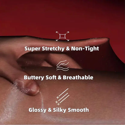 💜Buy 1 Get 1 Free💜Shiny Sheer Pantyhose for Women, Last Day 50% Off!