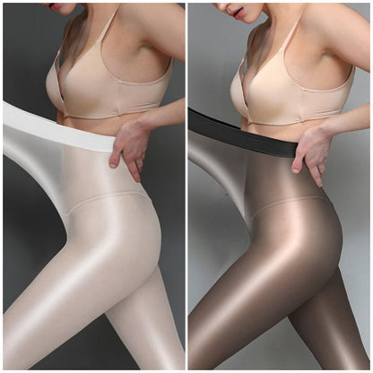 💜Buy 1 Get 1 Free💜Shiny Sheer Pantyhose for Women, Last Day 50% Off!