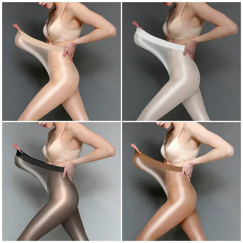 💜Buy 1 Get 1 Free💜Shiny Sheer Pantyhose for Women, Last Day 50% Off!