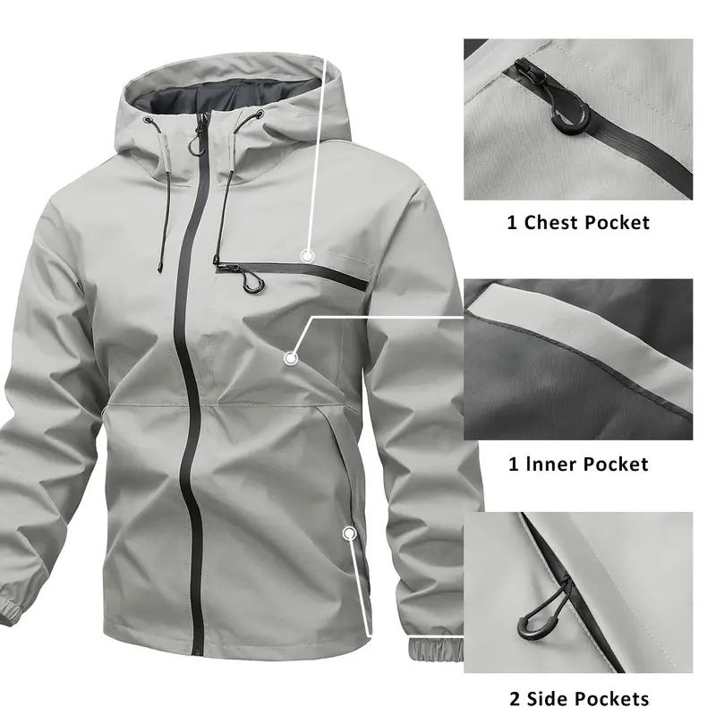 🔥Last Day Sale 50% Off⛰️3-in-1 Waterproof Men's Jacket