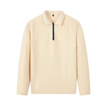 Men’s Waffle Knit Sweatshirt & Straight-Leg Pants Set - Smart Casual Straight Cut, Deep Phone Pockets 🧵