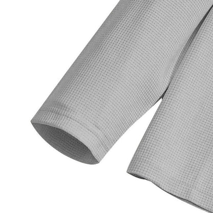 Men’s Waffle Knit Sweatshirt & Straight-Leg Pants Set - Smart Casual Straight Cut, Deep Phone Pockets 🧵