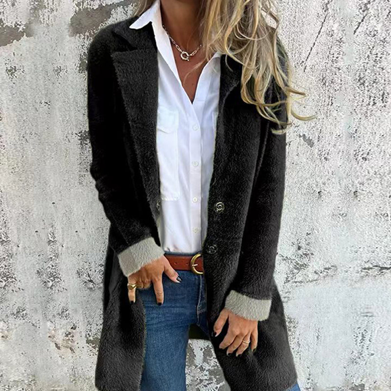 Elegant Mid-Length Tailored Coat💖Flattering Silhouette, High Wool Content, Long-Lasting Shape