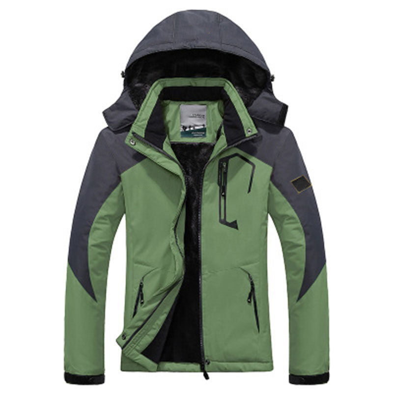 Unisex Waterproof Ski Jacket - Slim & Relaxed Fit Options, Multi Pockets