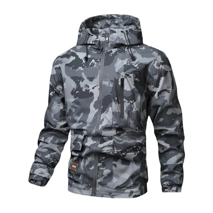 Men’s Camouflage Hooded Jacket🌧️🥾Multi-Pocket Urban Utility, Quick-Access Zips & Reinforced Classics