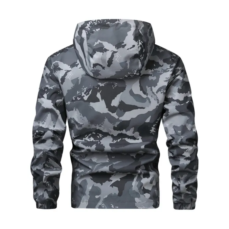Men’s Camouflage Hooded Jacket🌧️🥾Multi-Pocket Urban Utility, Quick-Access Zips & Reinforced Classics