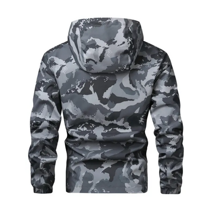 Men’s Camouflage Hooded Jacket🌧️🥾Multi-Pocket Urban Utility, Quick-Access Zips & Reinforced Classics