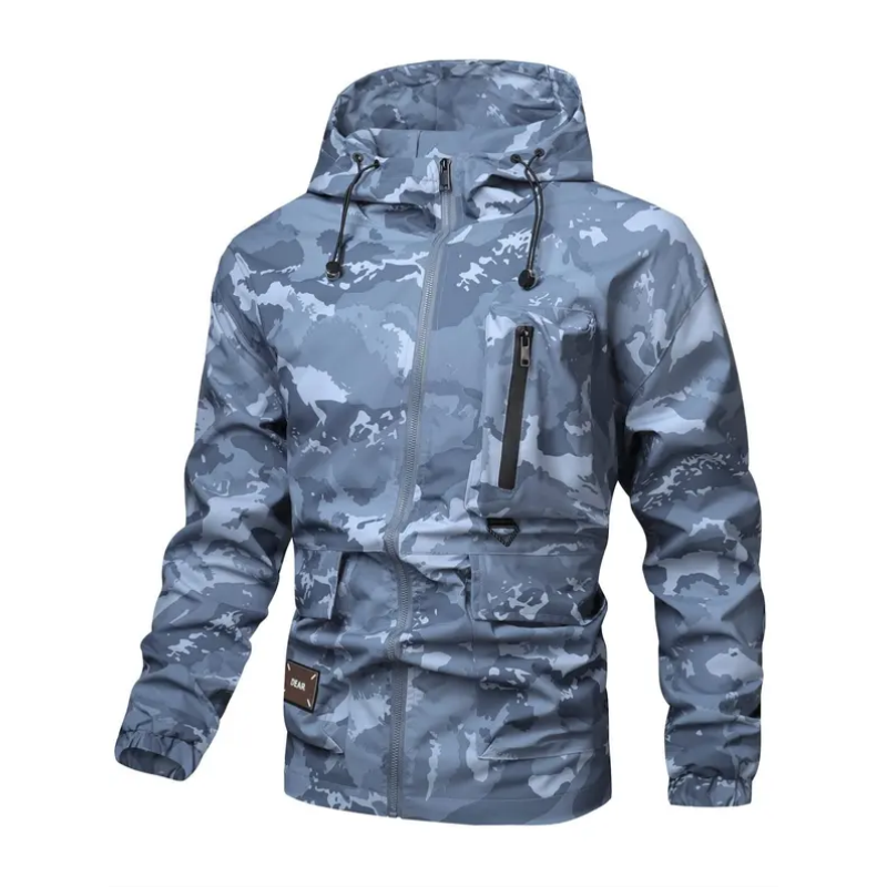 Men’s Camouflage Hooded Jacket🌧️🥾Multi-Pocket Urban Utility, Quick-Access Zips & Reinforced Classics