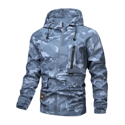 Men’s Camouflage Hooded Jacket🌧️🥾Multi-Pocket Urban Utility, Quick-Access Zips & Reinforced Classics