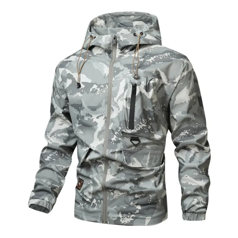 Men’s Camouflage Hooded Jacket🌧️🥾Multi-Pocket Urban Utility, Quick-Access Zips & Reinforced Classics