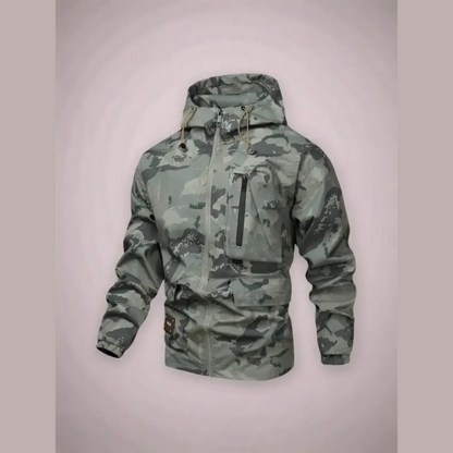 Men’s Camouflage Hooded Jacket🌧️🥾Multi-Pocket Urban Utility, Quick-Access Zips & Reinforced Classics