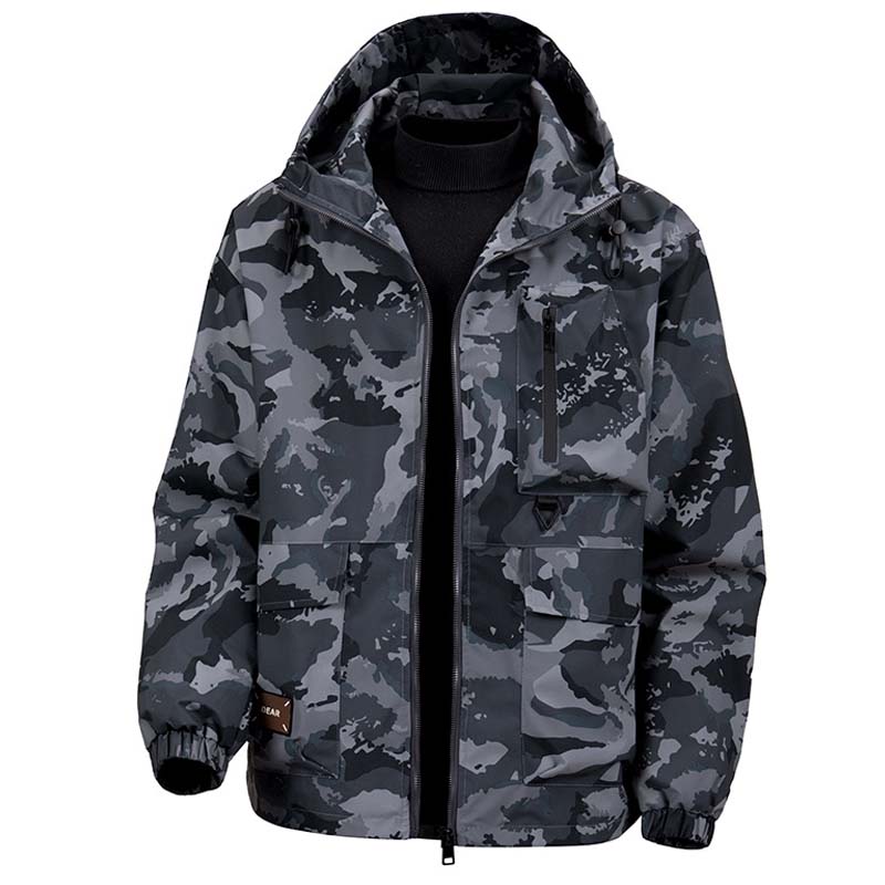 Men’s Camouflage Hooded Jacket🌧️🥾Multi-Pocket Urban Utility, Quick-Access Zips & Reinforced Classics