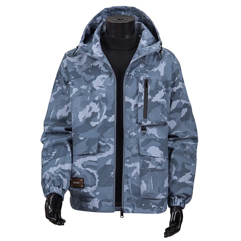 Men’s Camouflage Hooded Jacket🌧️🥾Multi-Pocket Urban Utility, Quick-Access Zips & Reinforced Classics