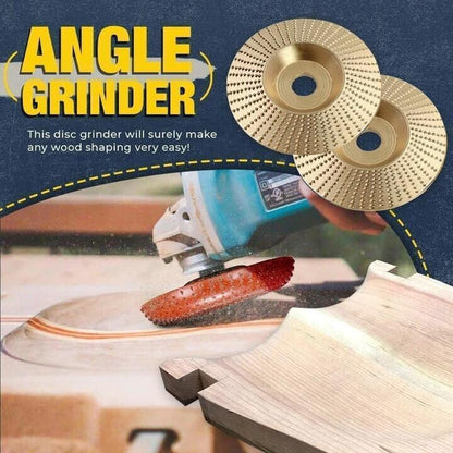 🥳2026 HOT SALE🥳💞50K+ SOLD!⚙️Premium Wood Carving Disc – Super sharp, fast cutting. Fits standard grinder, removes wood easily. A workshop hero! 🔥✨