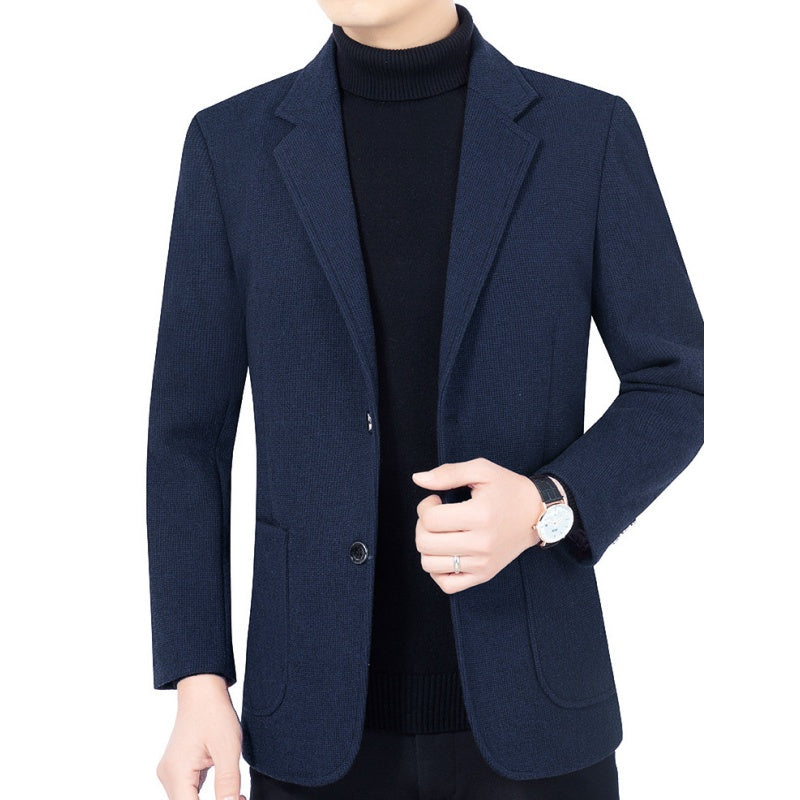 Men’s Casual Two-Button Blazer with Pockets, Tailored Casual Fit, Versatile Styling🕴️➡️☕➡️🍷