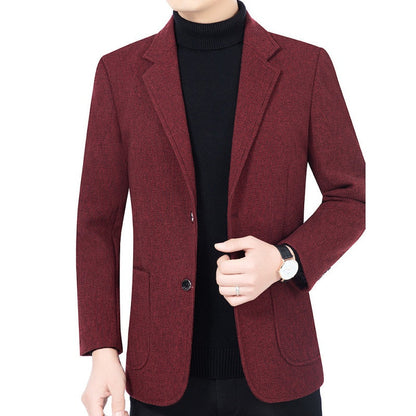 Men’s Casual Two-Button Blazer with Pockets, Tailored Casual Fit, Versatile Styling🕴️➡️☕➡️🍷