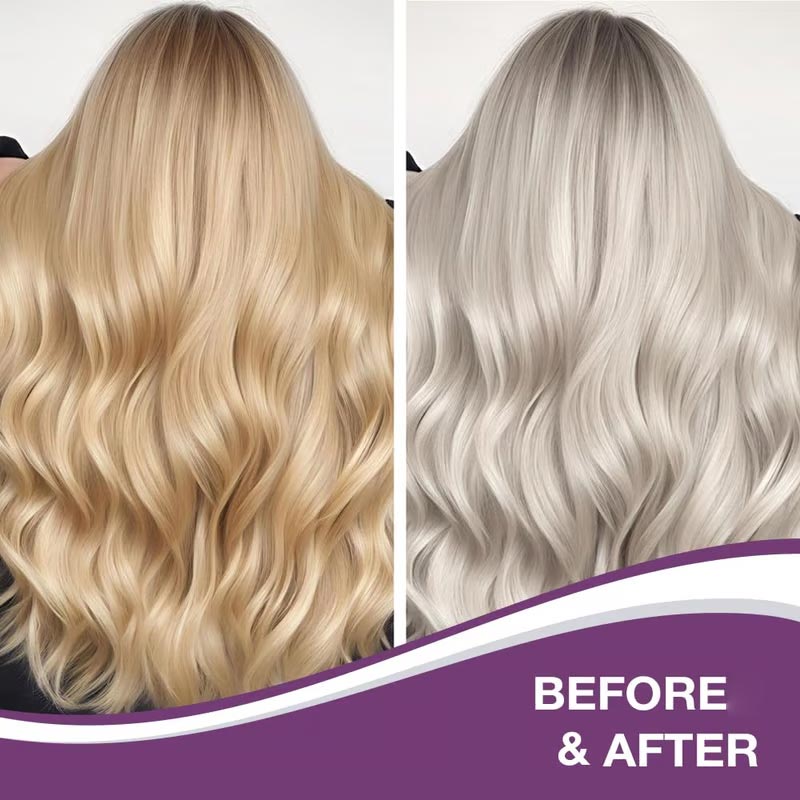 💜BUY 3 GET 2 FREE✨Purple Keratin Hair Mask - Intense Repair for Curly or Color-Treated Hair, Restores Shine & Softness in 3 Mins🌿🧴