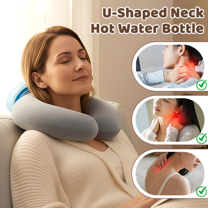 🌞Summer Hot Price Only Today🔥50K+ SOLD!🎁❄️U-Shaped Neck Hot Water Bottle