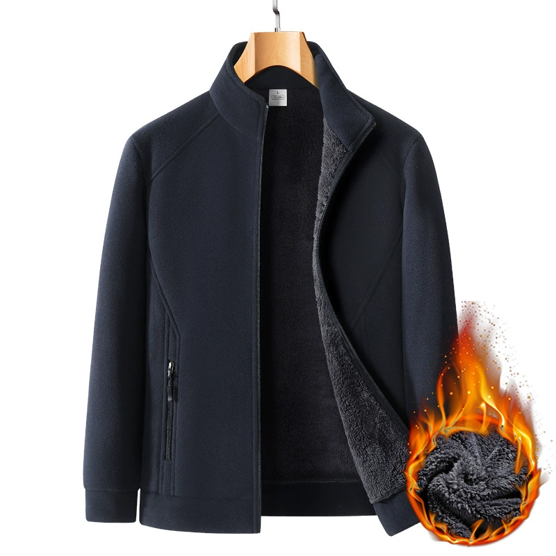 Men's Relaxed-Fit Casual Plush-Lining Jacket