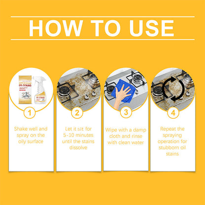 🏆 Last Day Special Price £9.99 ! 💐🔥Buy 2 Get 1 Free🔥Powerful Degreaser Cleaning Spray for Kitchen