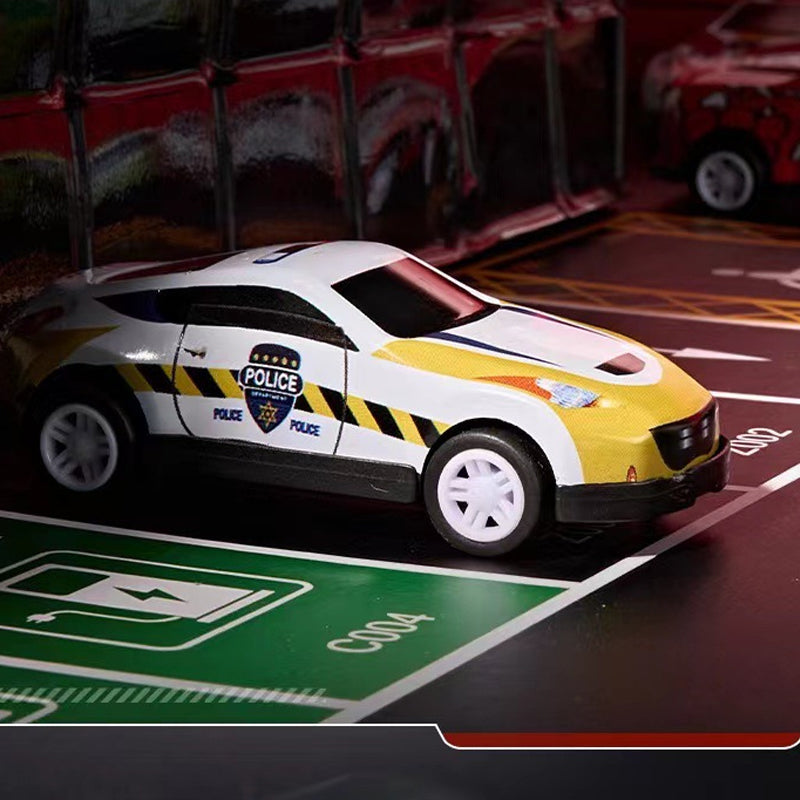 🔈🔈60% OFF! ✨ 48 Mini Cars with Built-in Garage - Interactive Play with Sound Effects and Race Track for Kids 🚗🎪