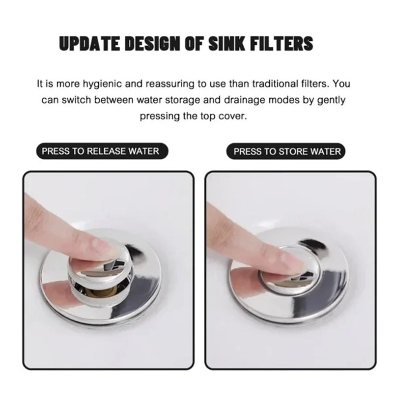 🚿✨ 💥LAST DAY SALE 49% OFF Sets!!🔥Stainless Steel Floor Drain Filter – Stop Hair Clogs Before They Start