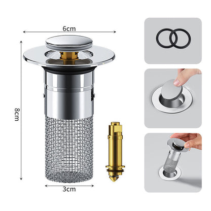 🚿✨ 💥LAST DAY SALE 49% OFF Sets!!🔥Stainless Steel Floor Drain Filter – Stop Hair Clogs Before They Start