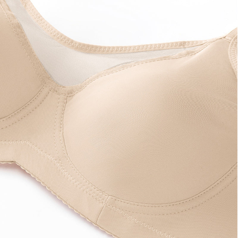 🏆Last Day £14.99!!- BUY 1 GET 1 FREE(Add 2pcs to your shopping cart)💐Women's Elegant Sheer Full Coverage Plus Size Bra