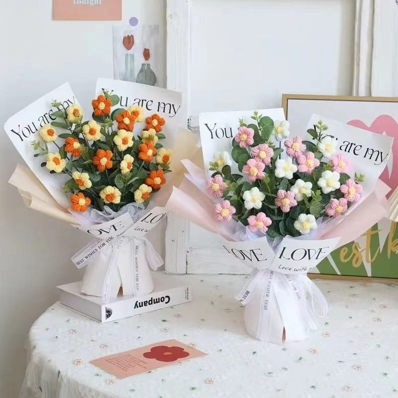 🔥 Handmade crocheted flower bouquet 💐✨