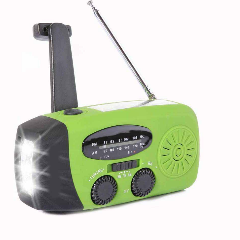 Multifunctionele Draagbare Noodradio op Zonne-energie