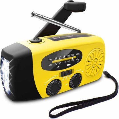 Multifunctionele Draagbare Noodradio op Zonne-energie