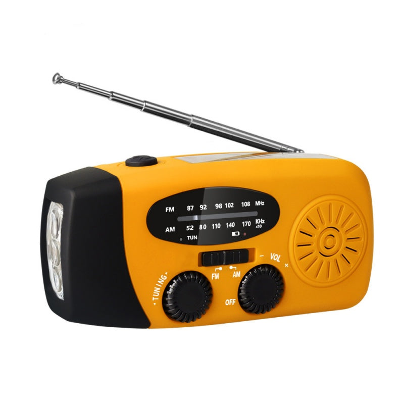 Multifunctionele Draagbare Noodradio op Zonne-energie