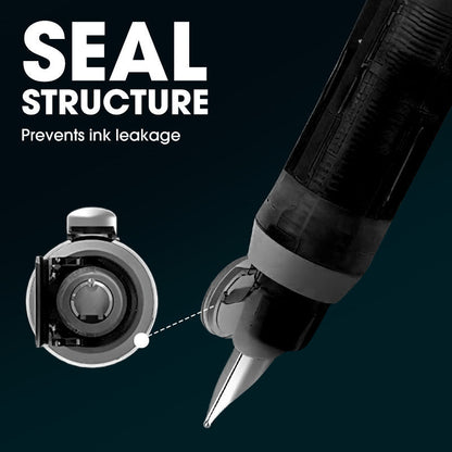 ✒️Quick-Dry Retractable Fountain Pen🏫💼