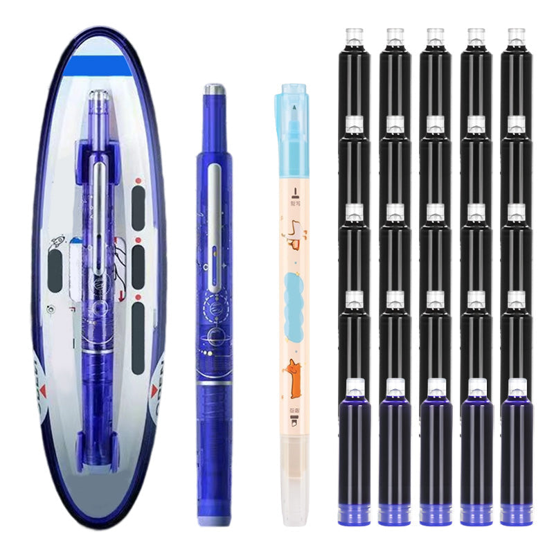 ✒️Quick-Dry Retractable Fountain Pen🏫💼