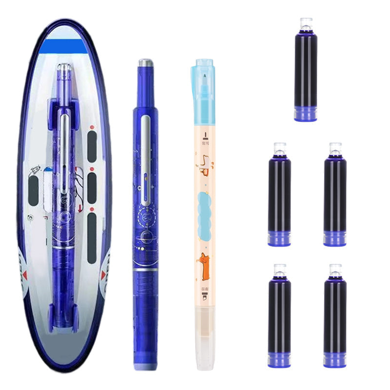 ✒️Quick-Dry Retractable Fountain Pen🏫💼